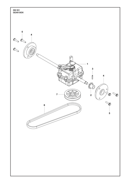 Husqvarna 504050901 onderdelentekening - positie 6