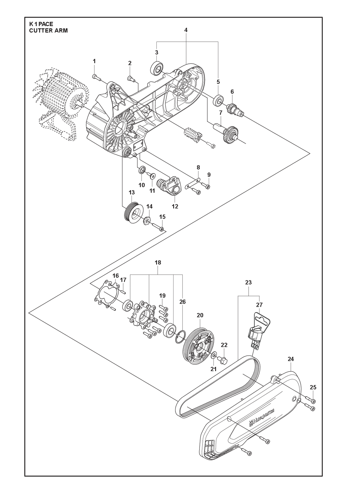 Husqvarna 598935401 onderdelentekening - positie 10