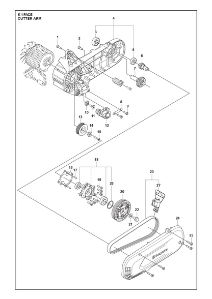 Husqvarna 598935401 onderdelentekening - positie 10