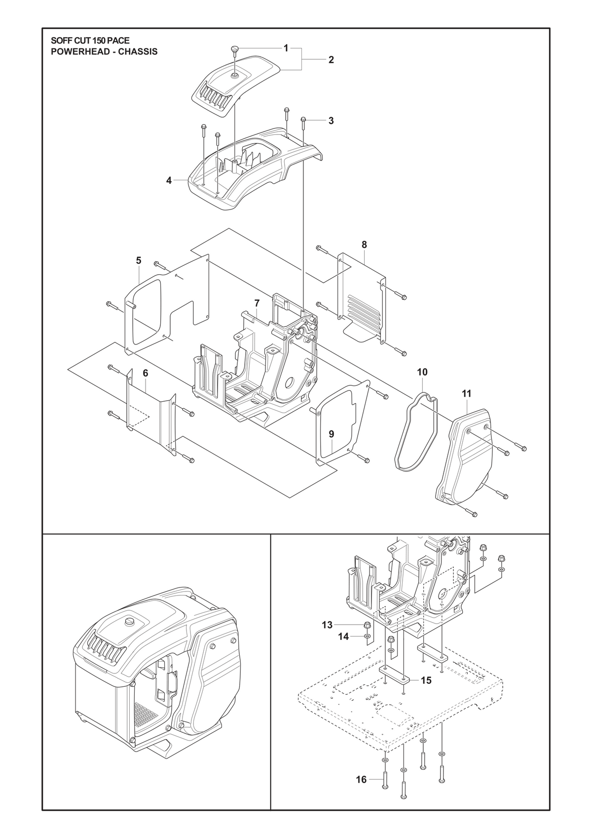 Husqvarna 734116541 onderdelentekening - positie 14