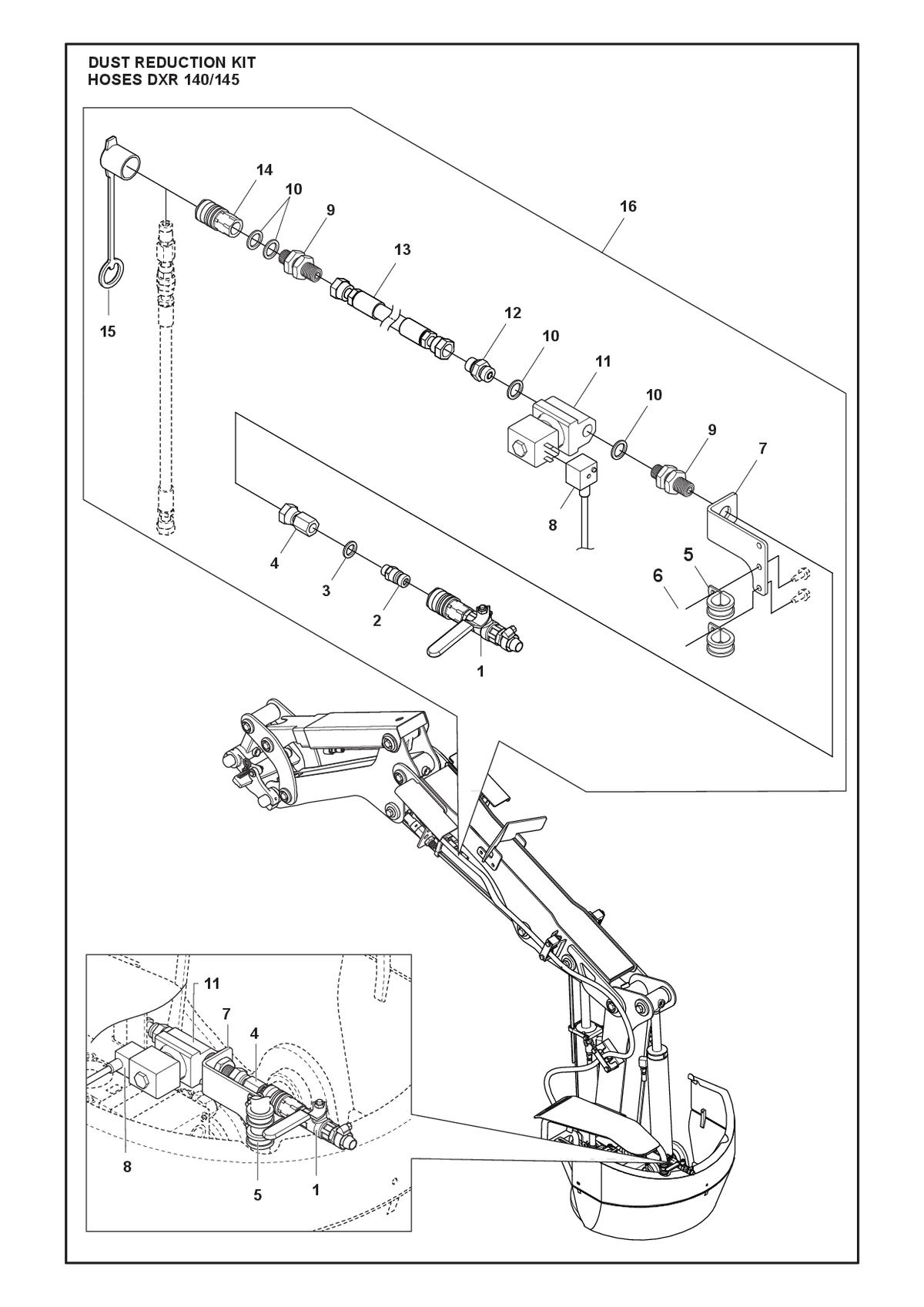Husqvarna 576614401 onderdelentekening - positie 8