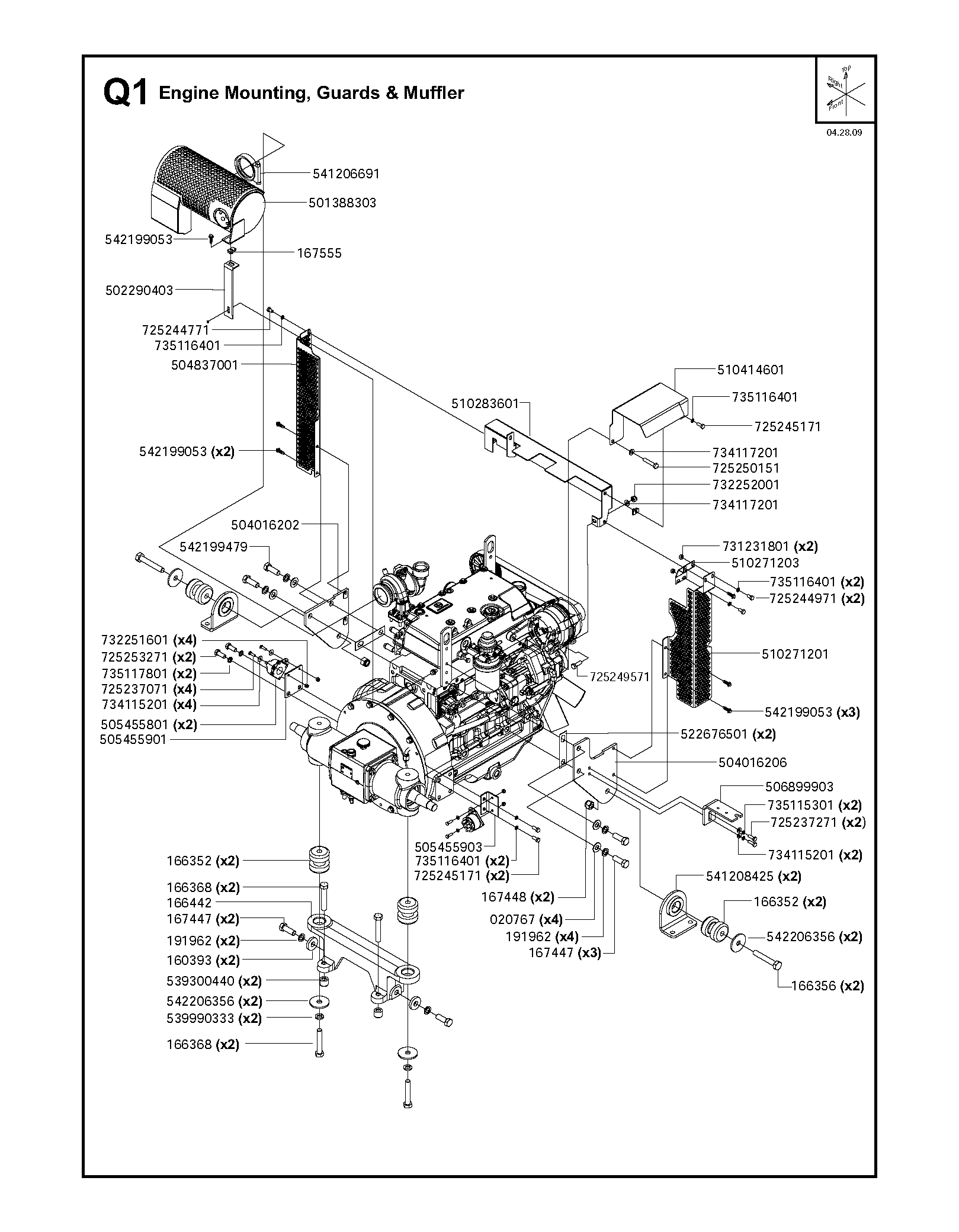 Husqvarna 510414601 onderdelentekening - positie 21
