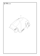 Husqvarna 576787201 onderdelentekening - positie 1