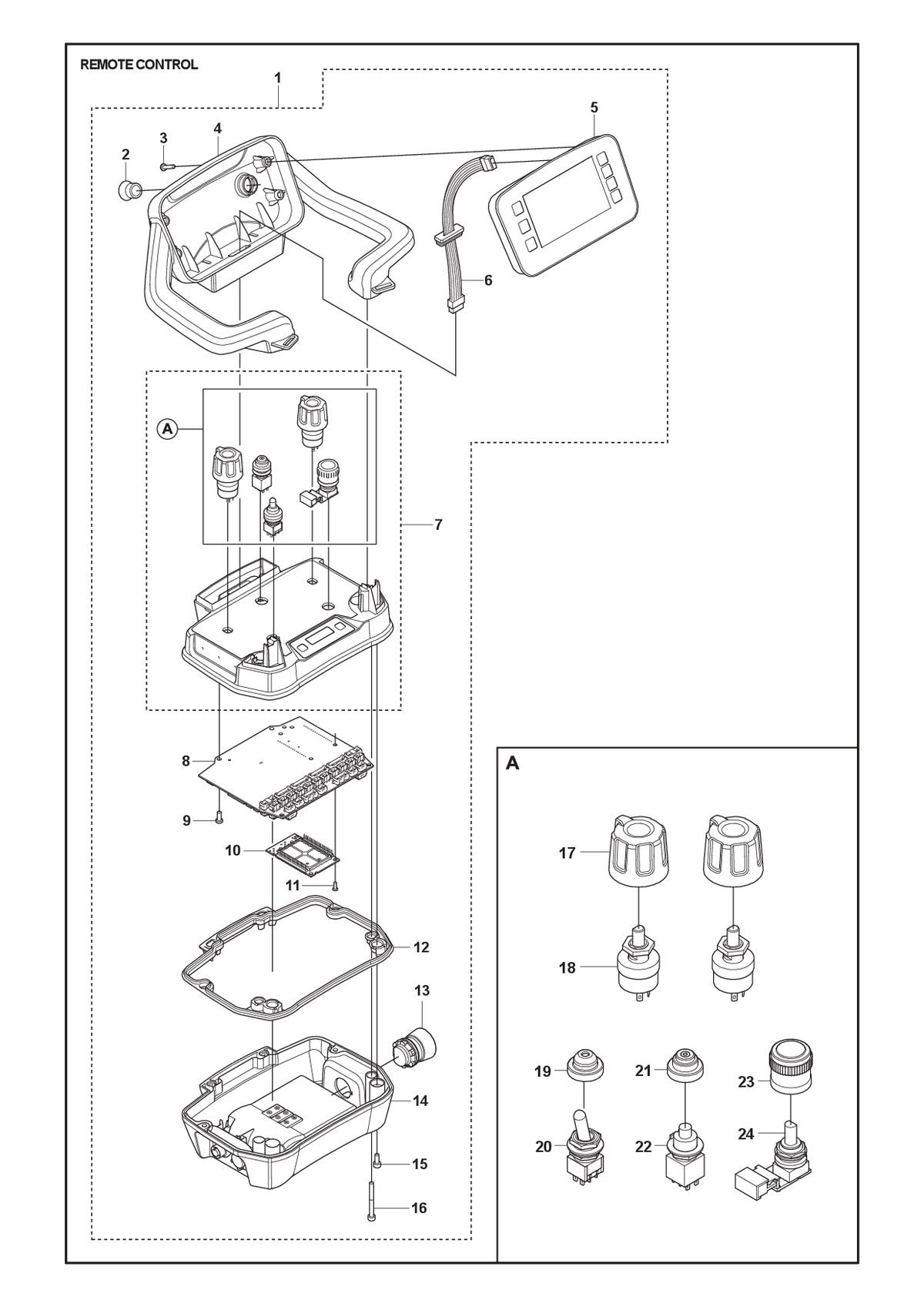 Husqvarna 547212401 onderdelentekening - positie 7
