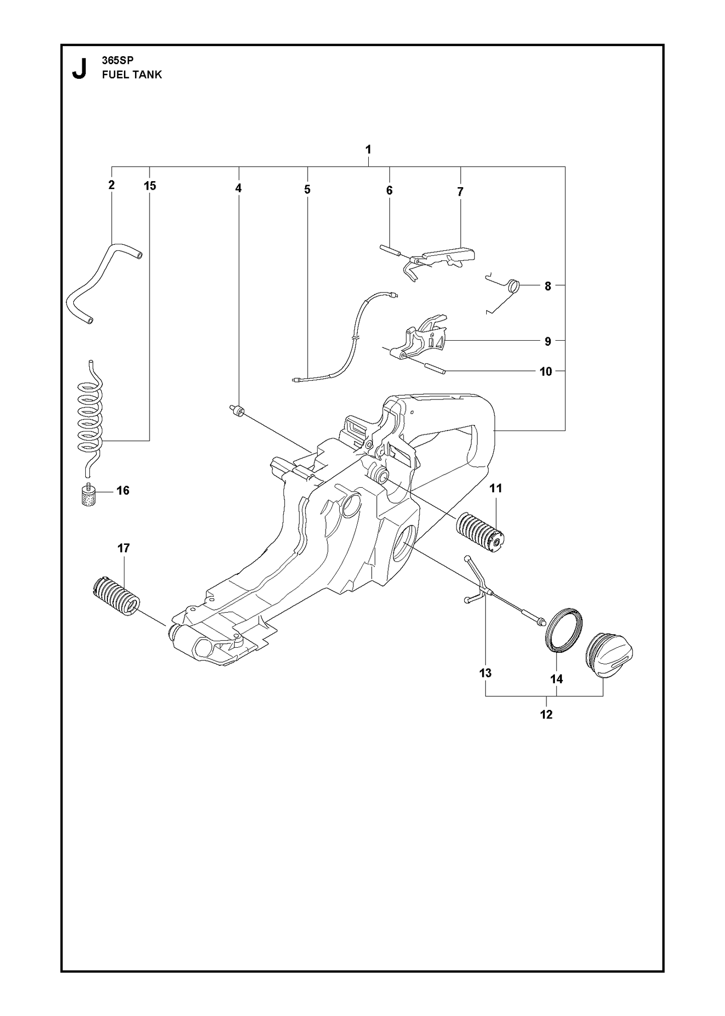 Husqvarna 503600401 onderdelentekening - positie 4