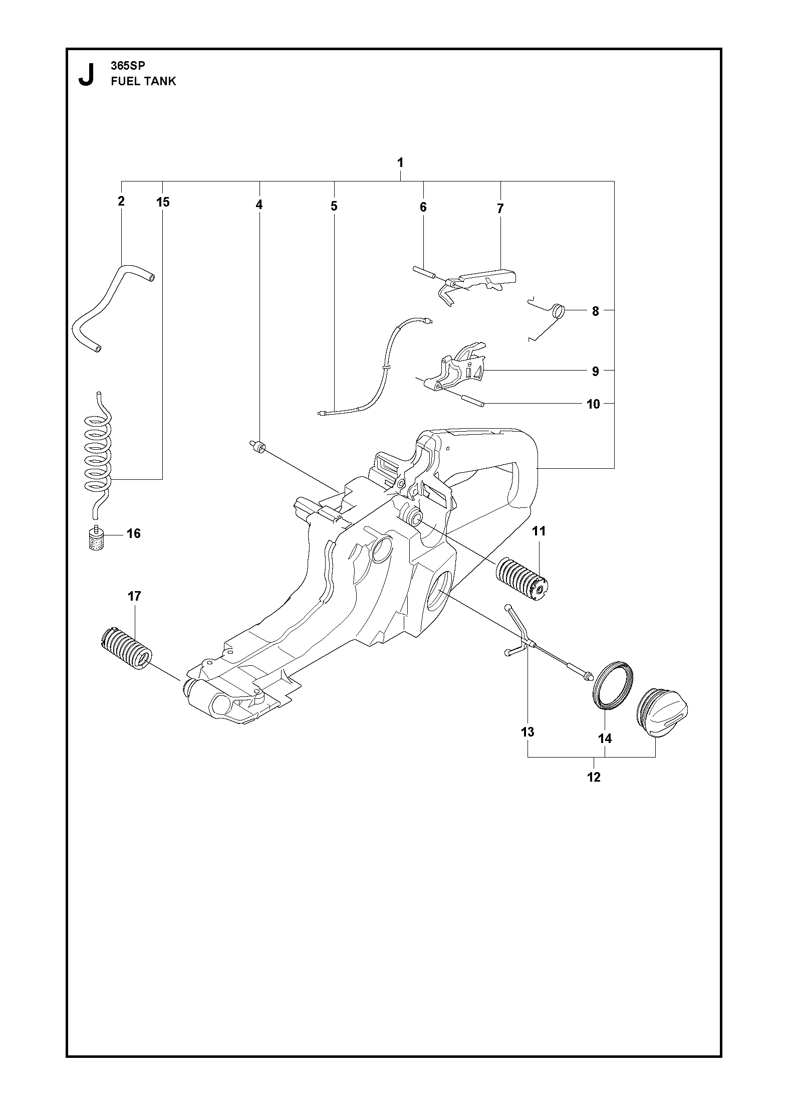 Husqvarna 503600401 onderdelentekening - positie 4