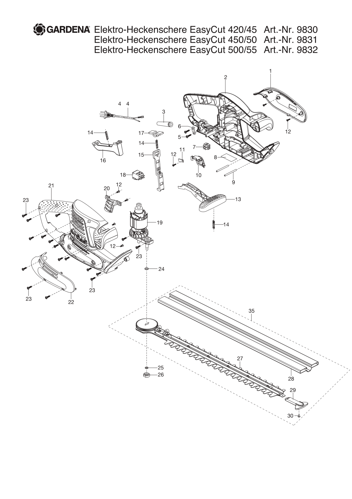 Husqvarna 501857801 onderdelentekening - positie 30