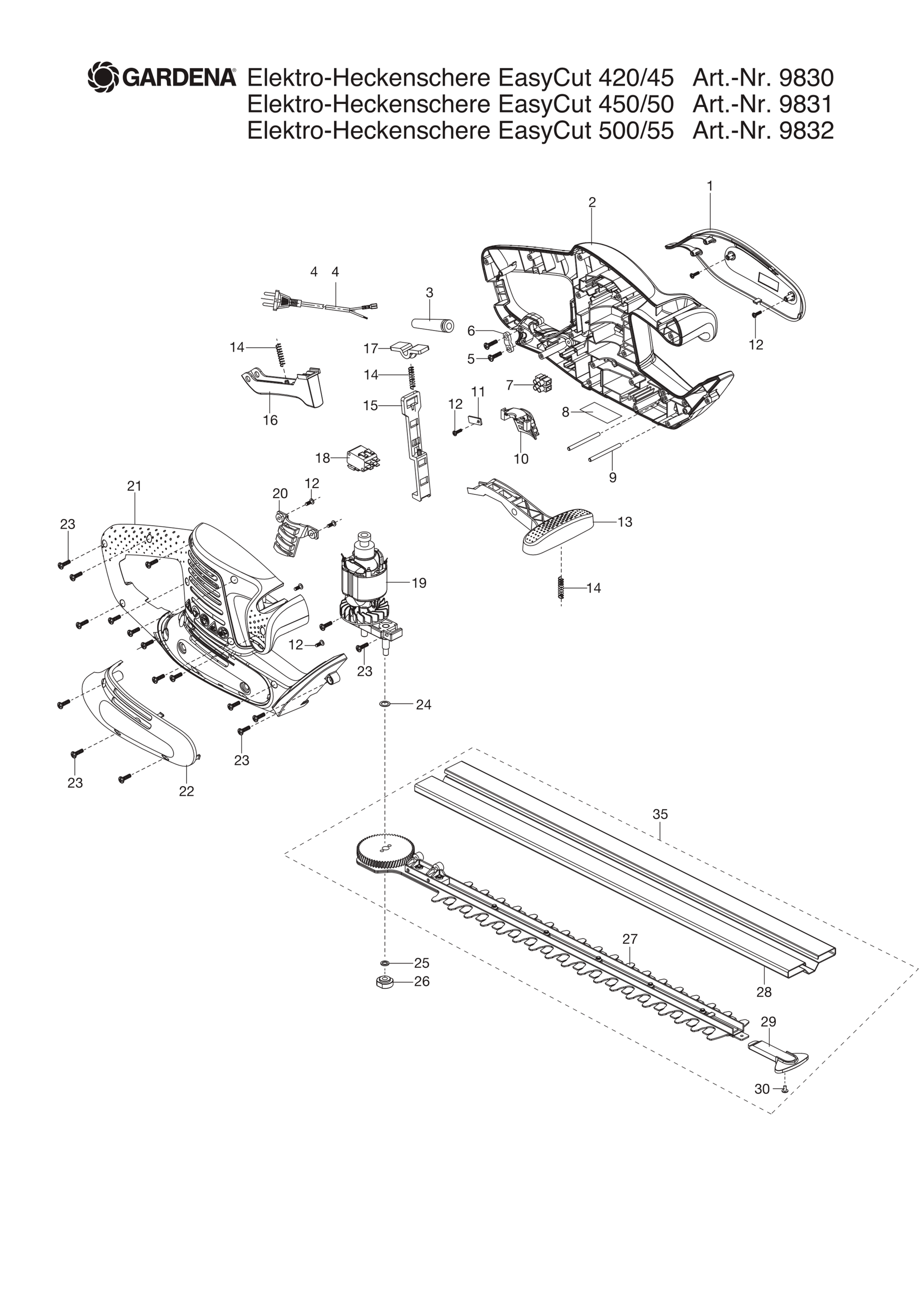 Husqvarna 501857801 onderdelentekening - positie 30