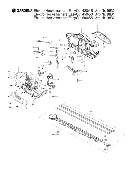 Husqvarna 501857801 onderdelentekening - positie 30