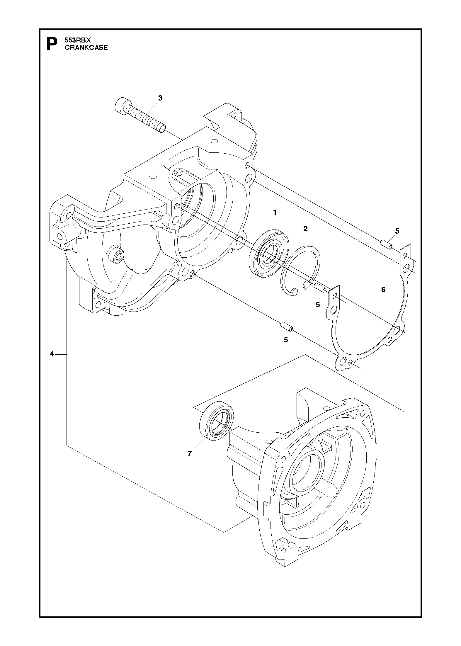 Husqvarna 512311101 onderdelentekening - positie 6