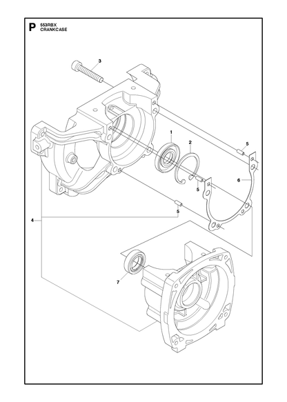 Husqvarna 512311101 onderdelentekening - positie 6