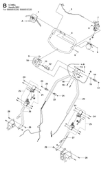 Husqvarna 502435101 onderdelentekening - positie 6