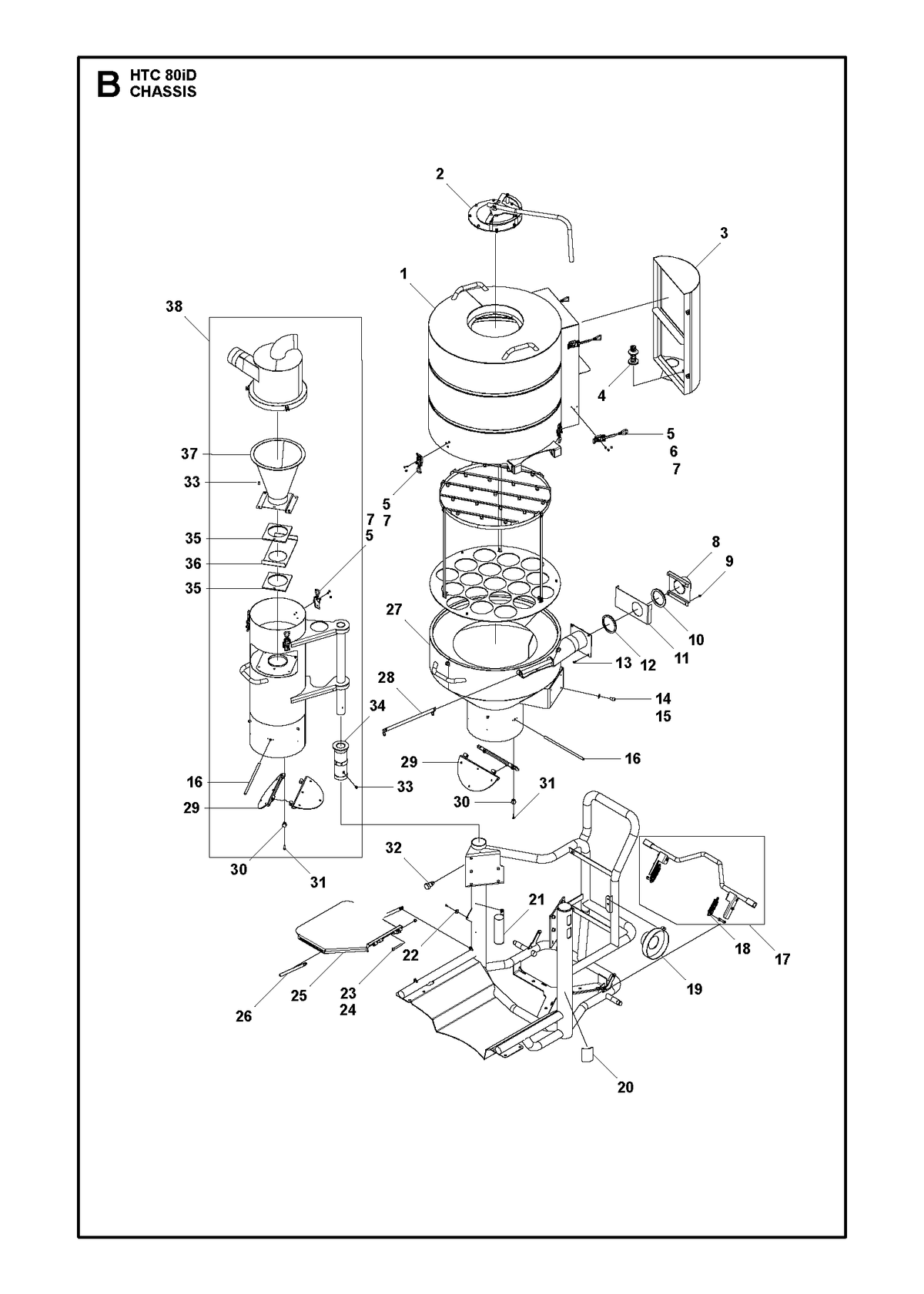 Husqvarna 595699601 onderdelentekening - positie 11
