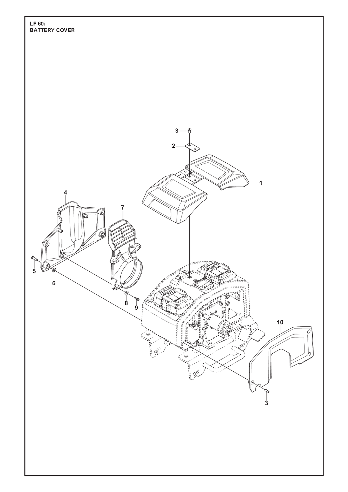 Husqvarna 740480312 onderdelentekening - positie 6