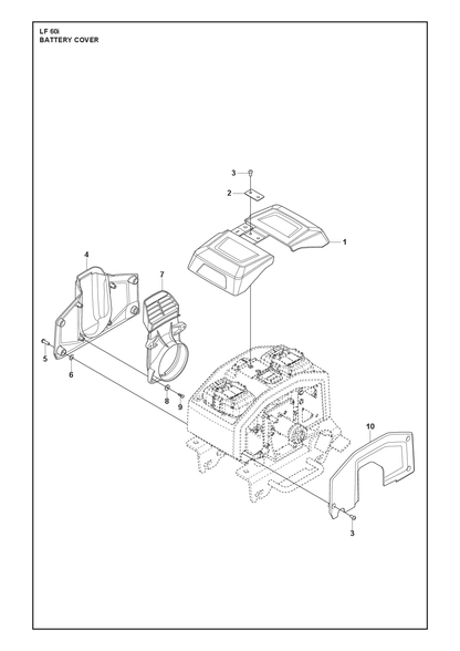 Husqvarna 740480312 onderdelentekening - positie 6