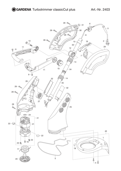 Husqvarna 520438101 onderdelentekening - positie 20