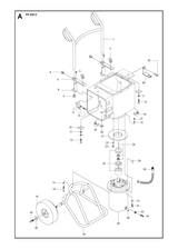 Husqvarna 501368704 onderdelentekening - positie 35