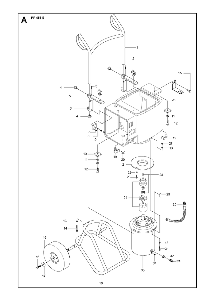 Husqvarna 725246371 onderdelentekening - positie 14