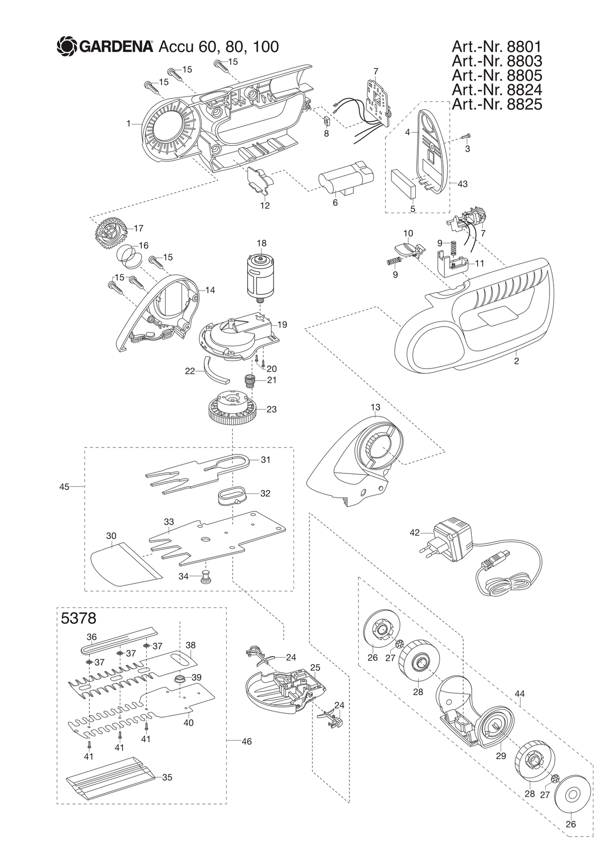 Husqvarna 588691101 onderdelentekening - positie 42