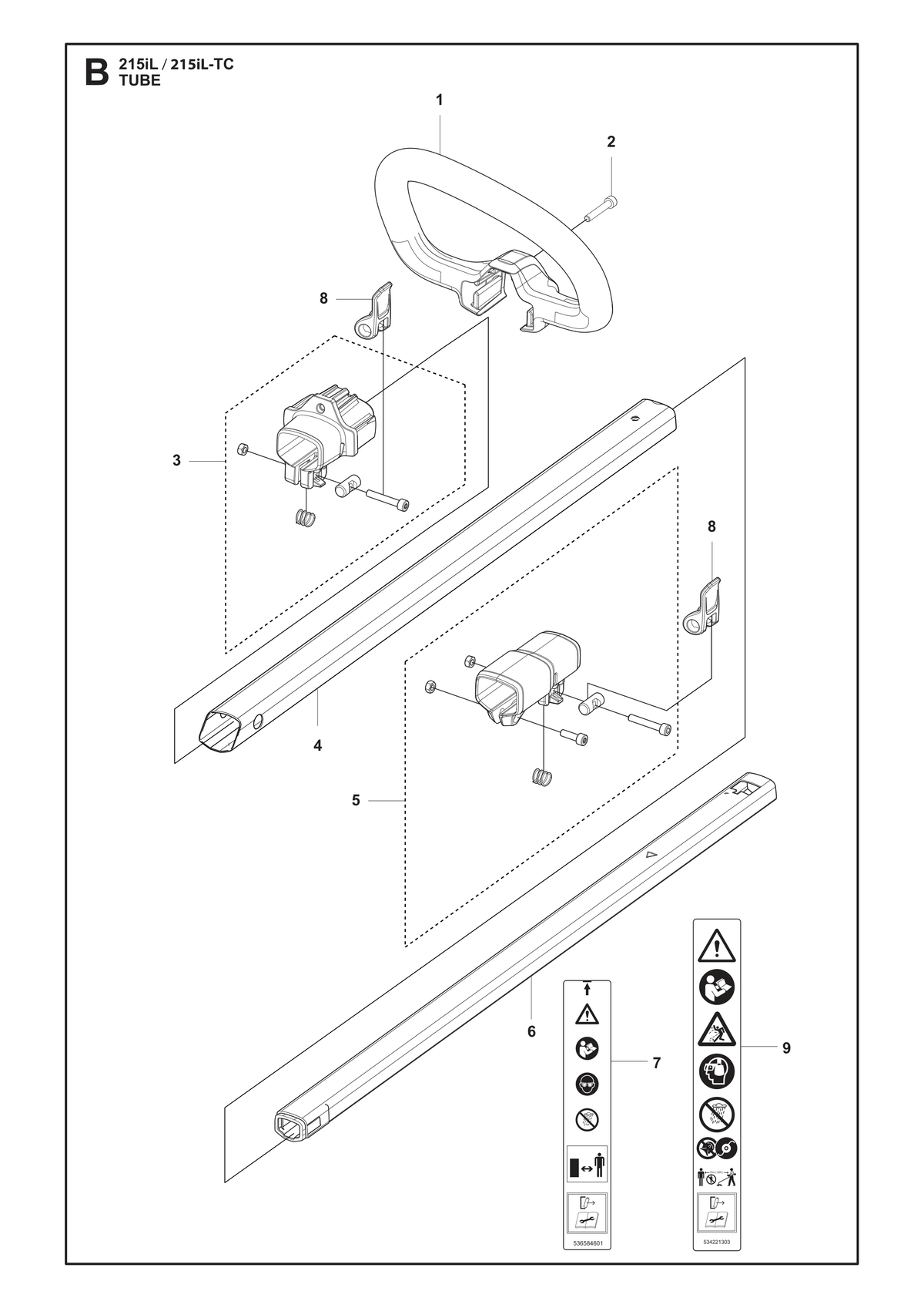 Husqvarna 586452201 onderdelentekening - positie 5