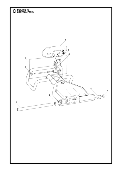 Husqvarna 595771801 onderdelentekening - positie 1