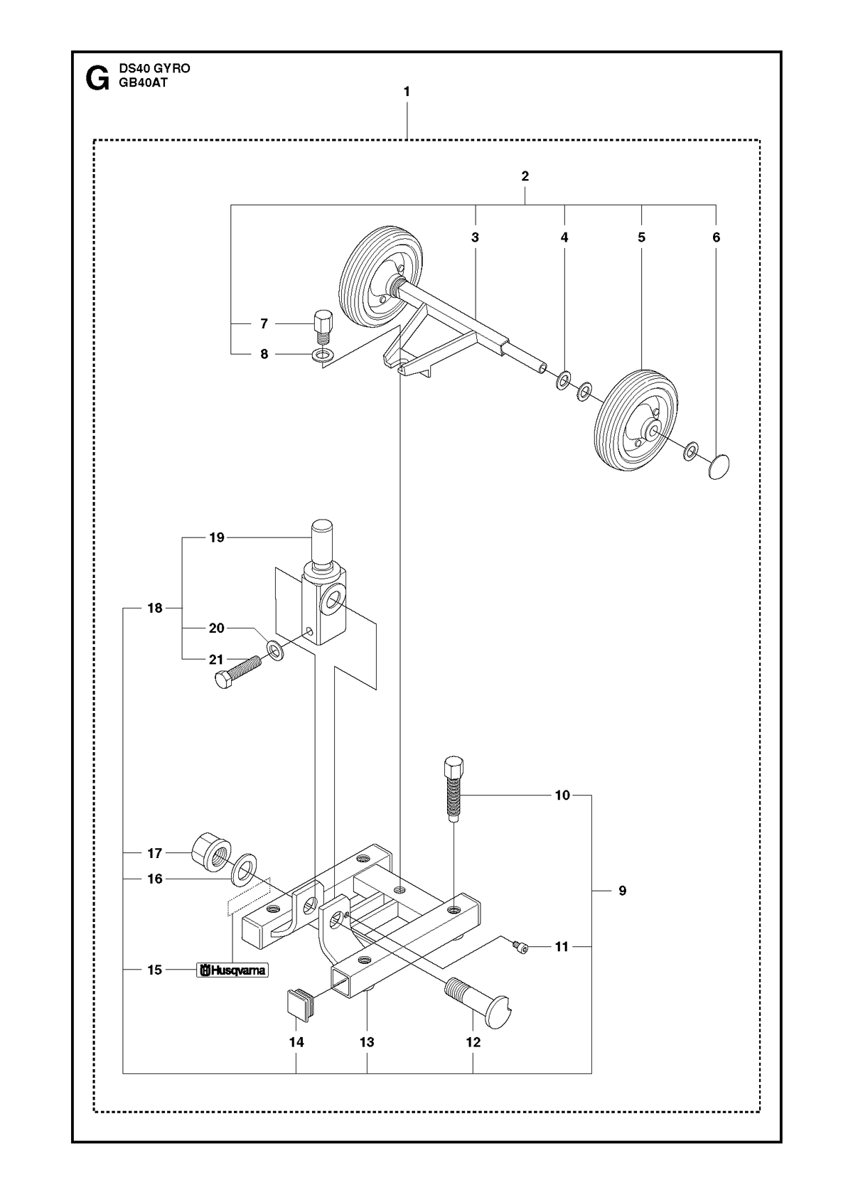 Husqvarna 531140816 onderdelentekening - positie 11