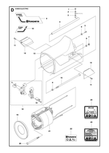 Husqvarna 506225110 onderdelentekening - positie 21