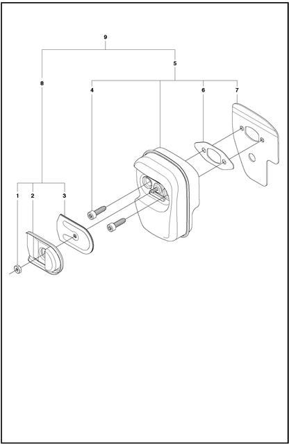 Husqvarna 530054884 onderdelentekening - positie 6