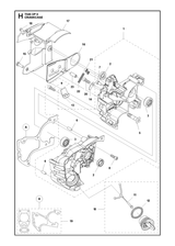 Husqvarna 574618002 onderdelentekening - positie 1