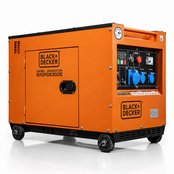 Black+Decker BXGND6300E Diesel Generator - 6,3 kW