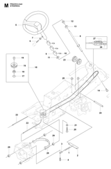 Husqvarna 506539402 onderdelentekening - positie 24