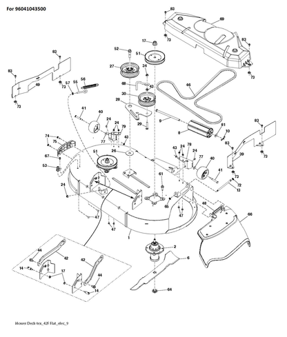 Husqvarna 501808302 onderdelentekening - positie 78