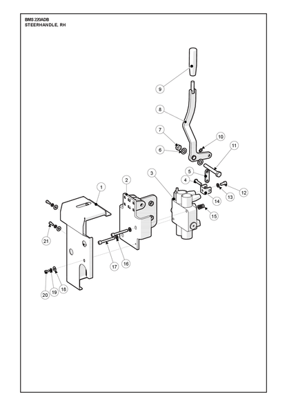 Husqvarna 535248201 onderdelentekening - positie 8