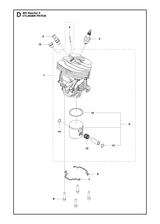Husqvarna 586741602 onderdelentekening - positie 9