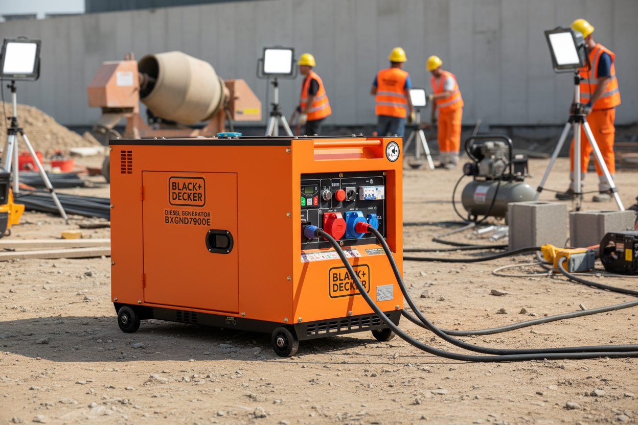 Black+Decker BXGND7900E Diesel Generator - 7900W