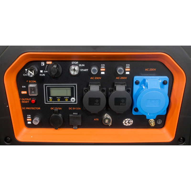 Black+Decker BXGNi6500E Inverter Benzine Generator - 6500W