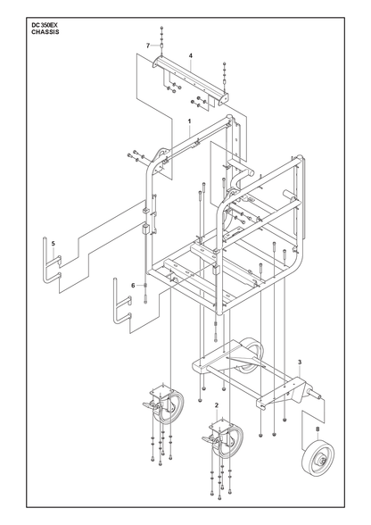 Husqvarna 534868501 onderdelentekening - positie 6
