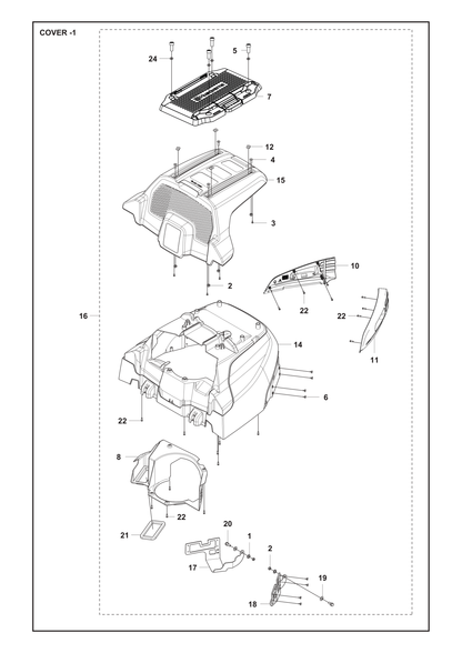 Husqvarna 725544701 onderdelentekening - positie 5