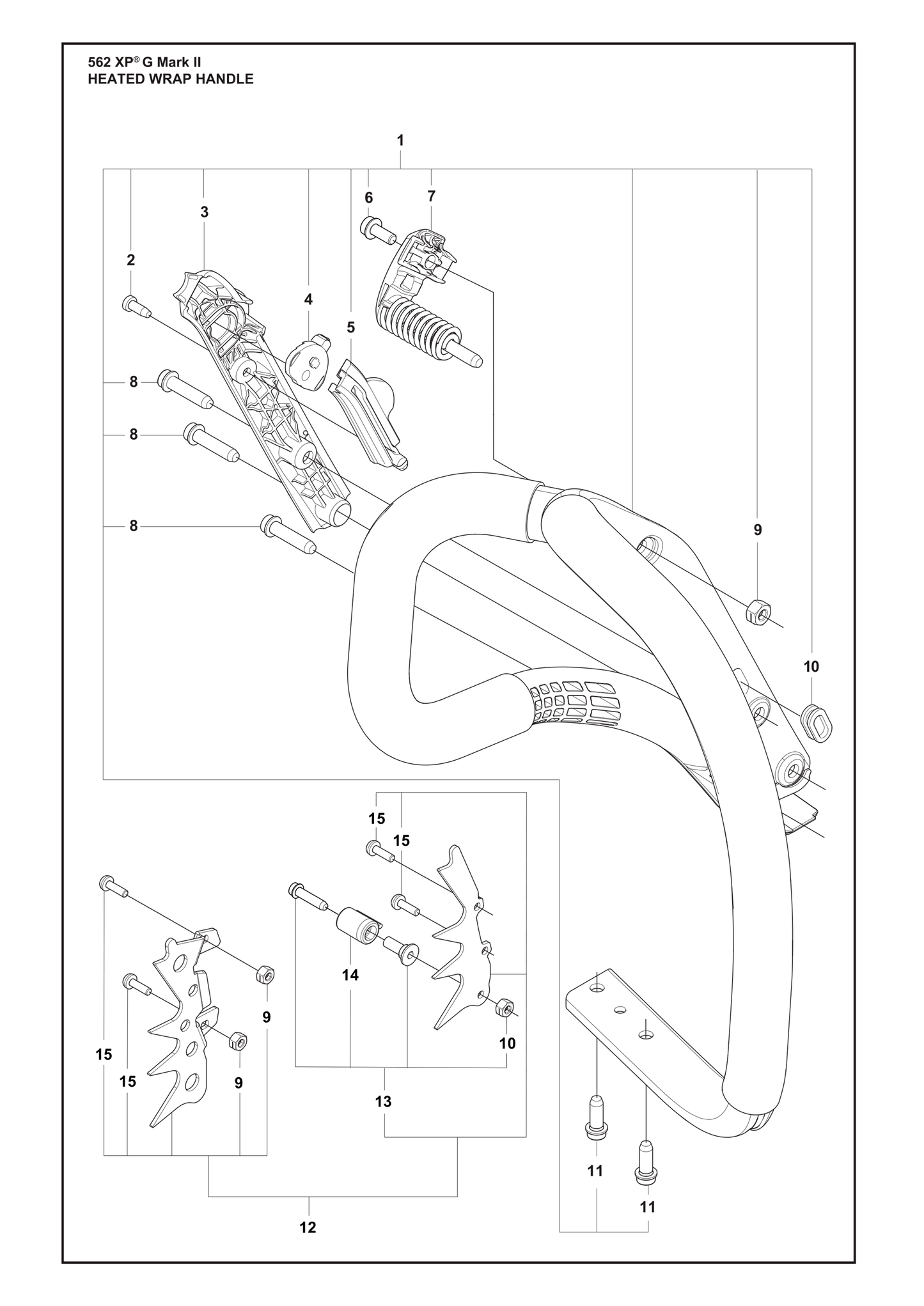 Husqvarna 505157403 onderdelentekening - positie 3