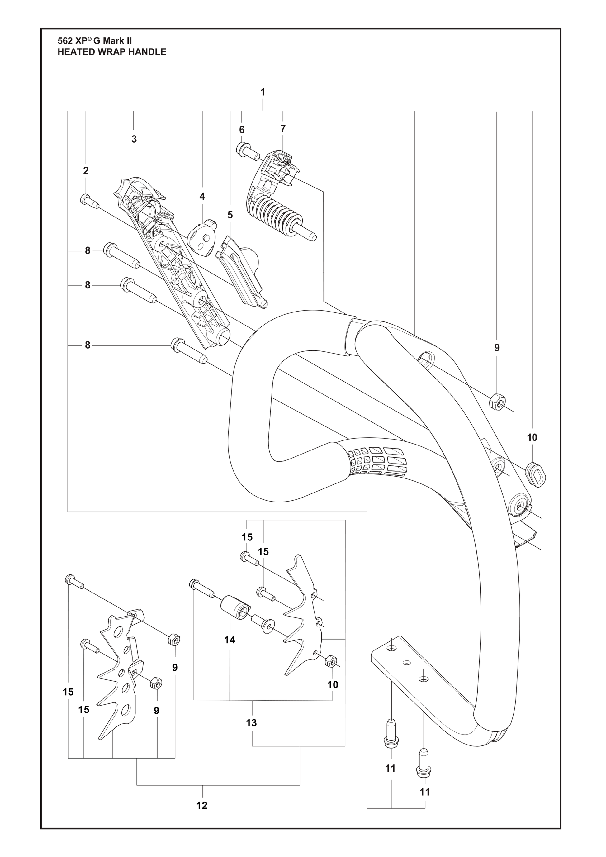 Husqvarna 505157403 onderdelentekening - positie 3