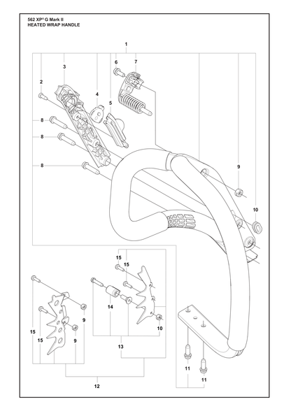 Husqvarna 510097801 onderdelentekening - positie 5
