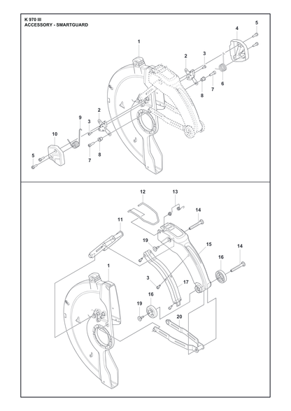 Husqvarna 526834502 onderdelentekening - positie 19