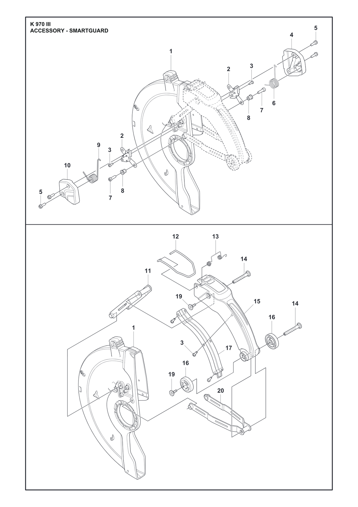 Husqvarna 525755112 onderdelentekening - positie 5