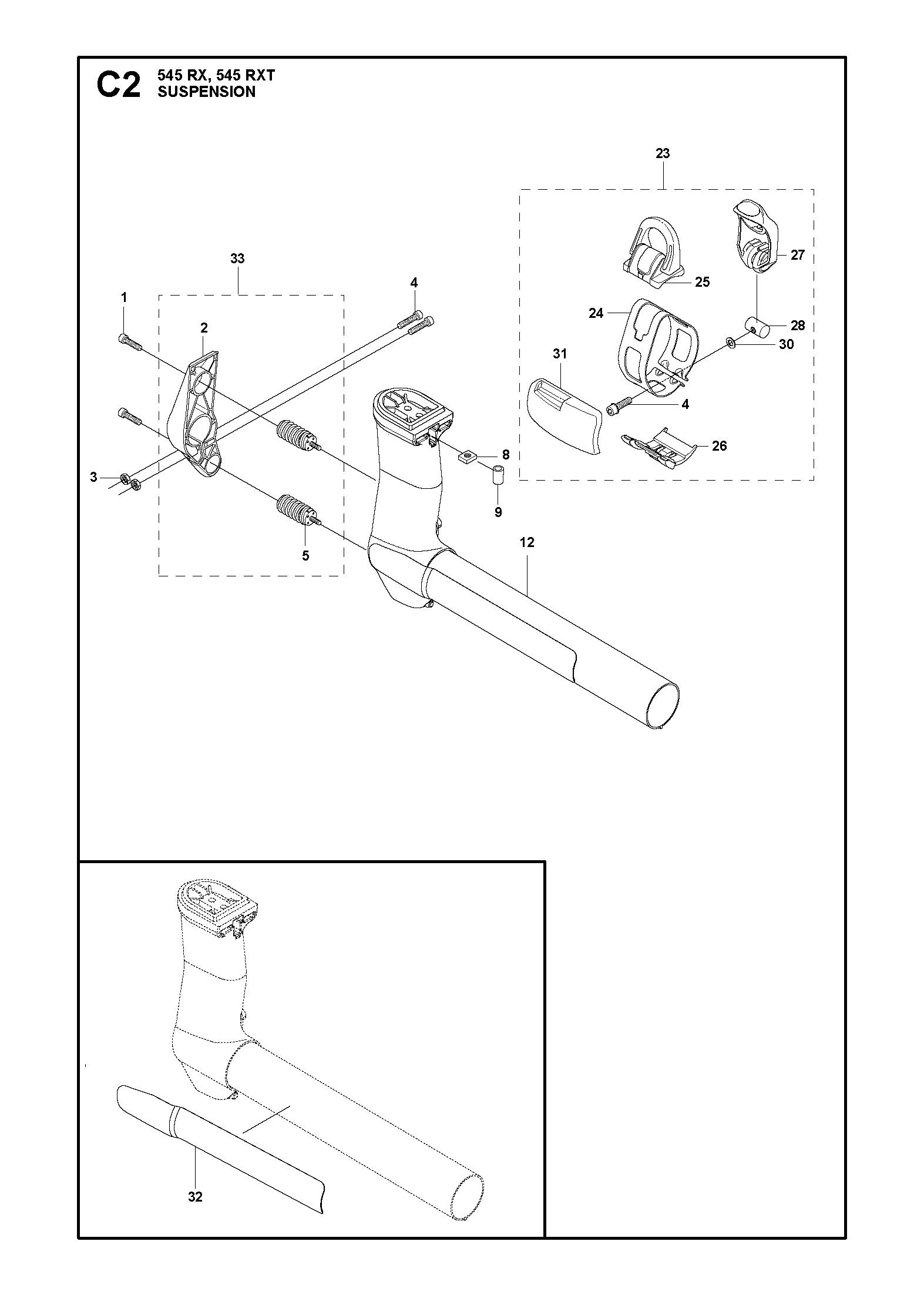 Husqvarna 503857302 onderdelentekening - positie 9