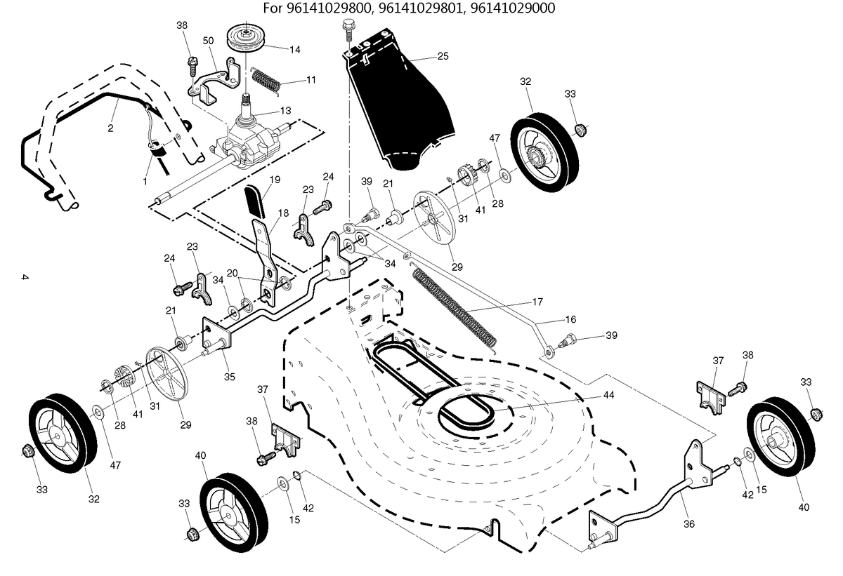 Husqvarna 532851226 onderdelentekening - positie 34