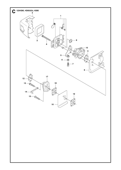 Husqvarna 531002445 onderdelentekening - positie 6