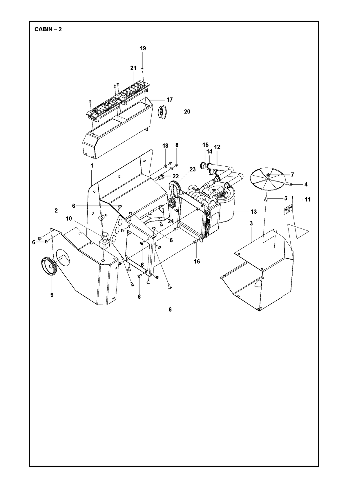 Husqvarna 579858301 onderdelentekening - positie 4
