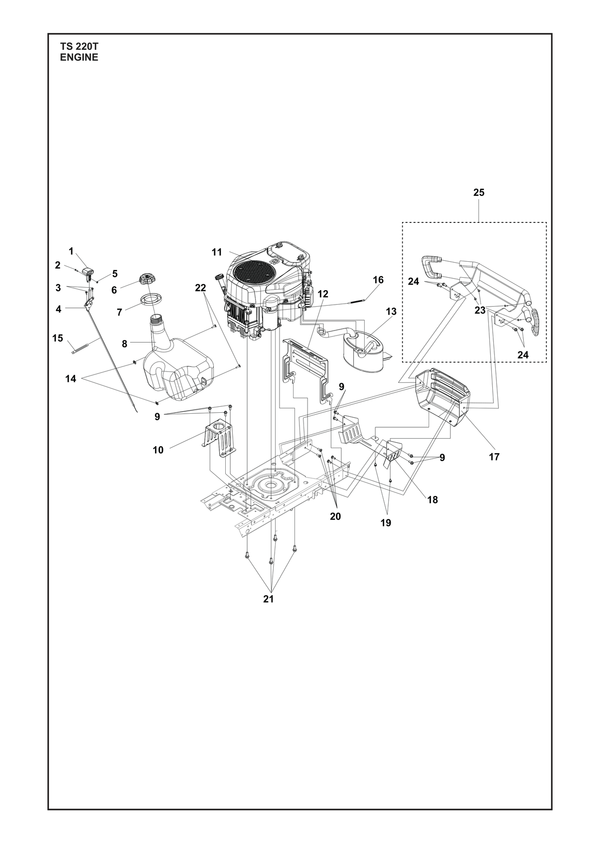Husqvarna 547403164 onderdelentekening - positie 4