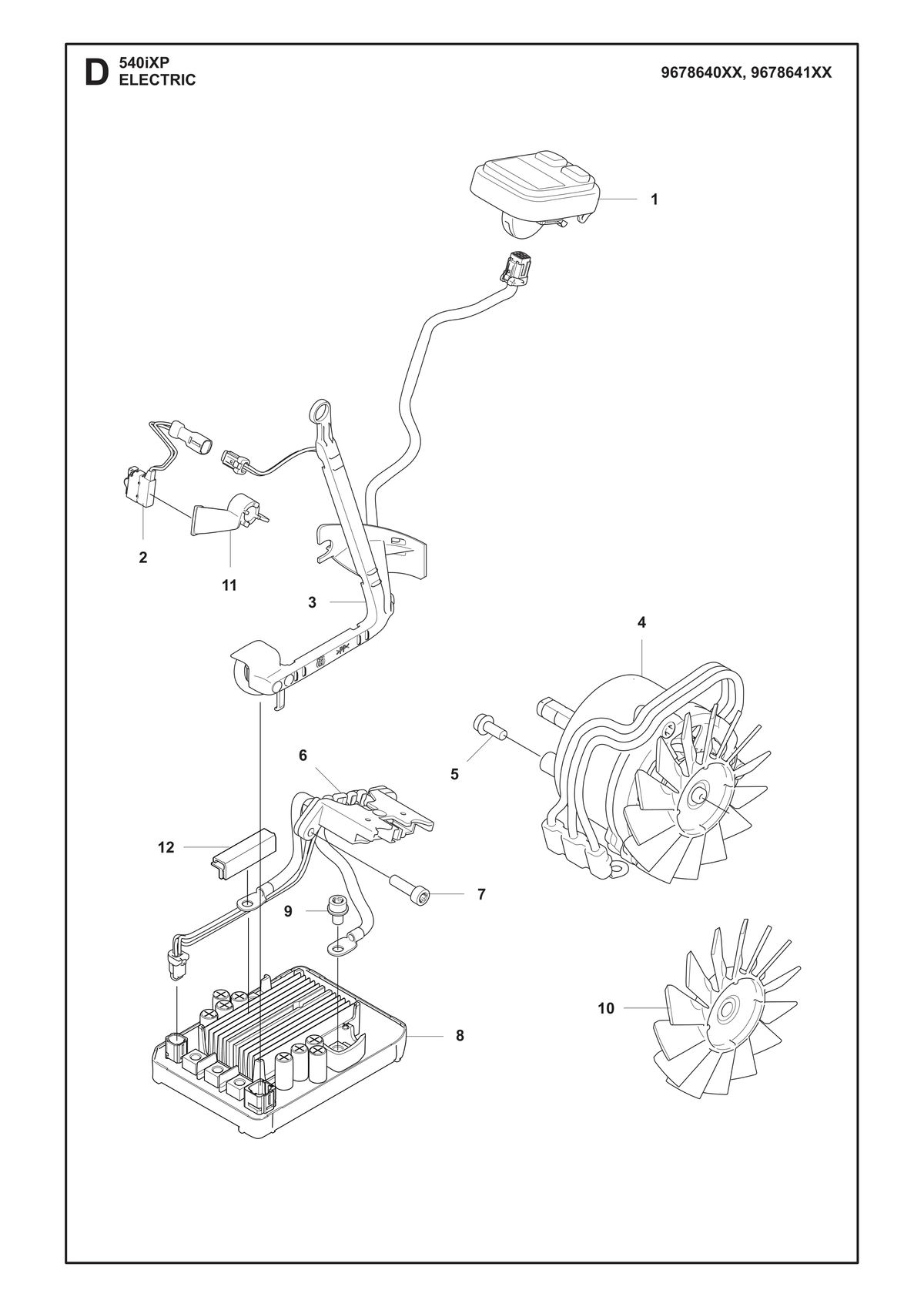 Husqvarna 598858901 onderdelentekening - positie 8