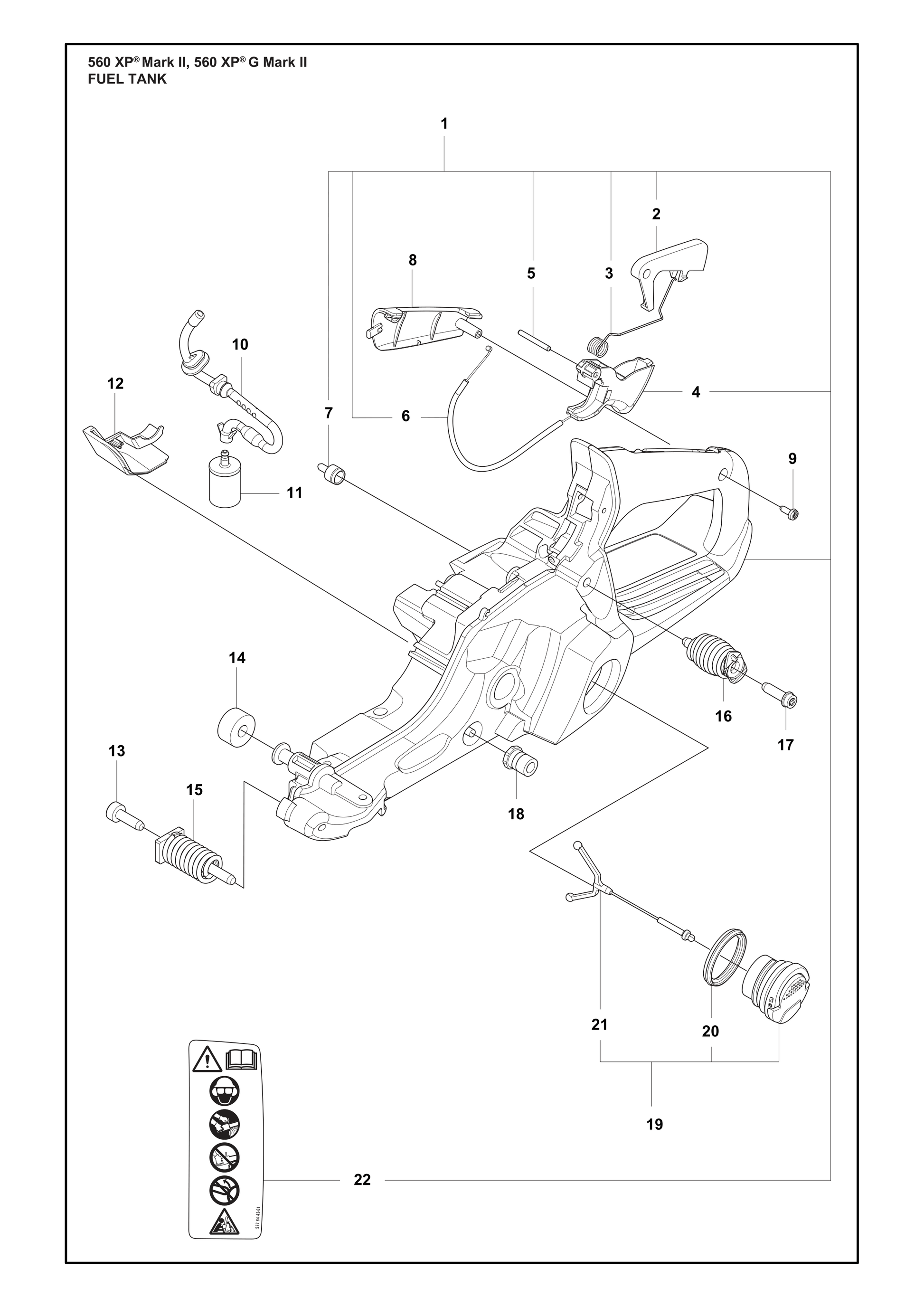 Husqvarna 505157701 onderdelentekening - positie 4